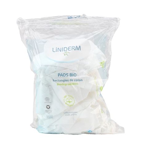 Coton Pads Bio Rectangulaires 8 x 10 cm - 180 pièces