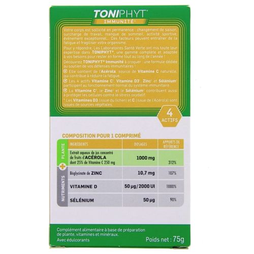 Toniphyt Immunité 30 comprimés à croquer