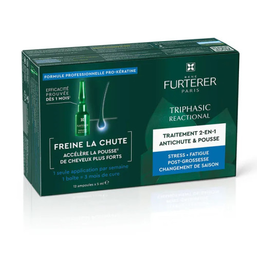 Furterer Triphasic Rituel Antichute 60ml+Shampooing Offert 100ml