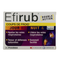 Efirub Coups de Froid 15 Gélules Jour + 5 Comprimés Nuit