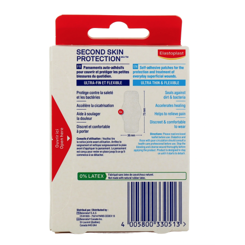 Pansements Second Skin Protection 6 pansements
