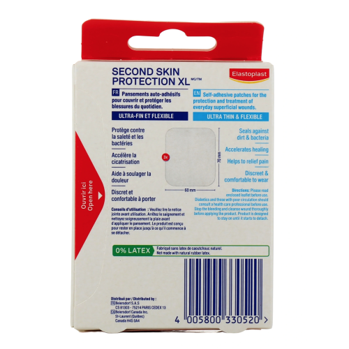 Pansements Second Skin Protection XL 3 pansements