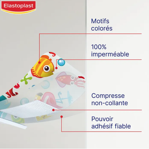 Waterproof Pansements imperméables enfant 20 pansements