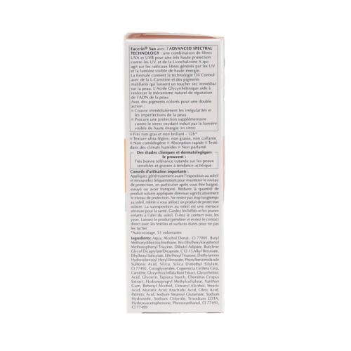 Sun Protection Oil control gel crème teinté SPF 50+ 50 ml