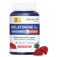 Mélatonine 1,9 mg 60 Gummies