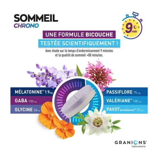 Sommeil Chrono 30 Comprimés Bicouches