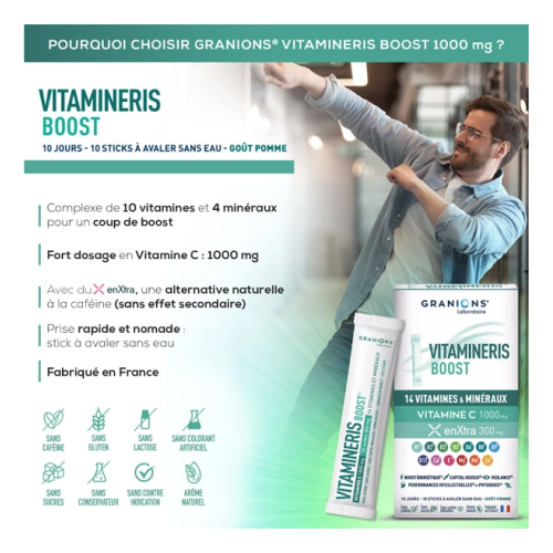 Vitamineris Boost 1000 mg 10 Sticks