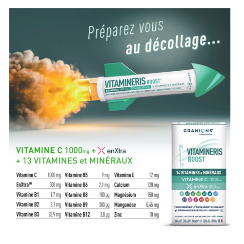 Vitamineris Boost 1000 mg 10 Sticks