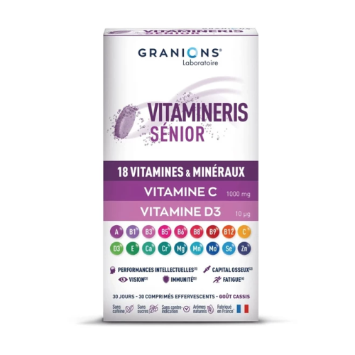 Vitamineris Senior 30 comprimés effervescents