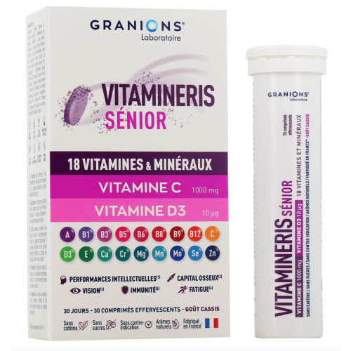 Vitamineris Senior 30 comprimés effervescents