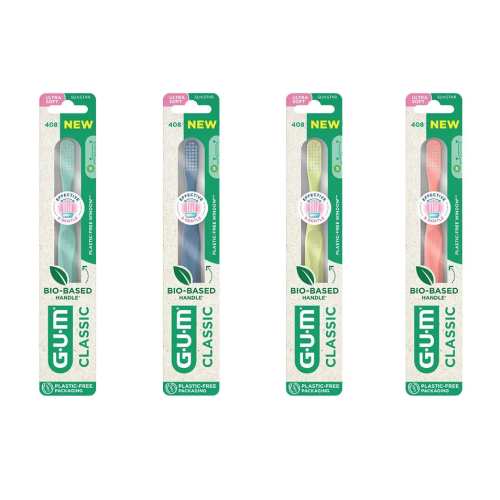 Classic Brosse à dents Ultra Souple 4 Rangs Petite tête Classic Brosse à dents Ultra Souple 4 Rangs Petite tête