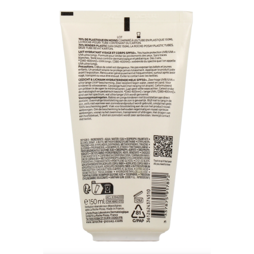 Anthelios Lait Hydratant Visage et Corps 150 ml