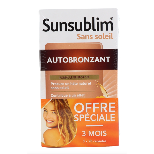 Sunsublim Autobronzant 3 x 28 capsules