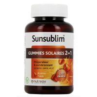 Sunsublim Gummies Solaires 2en1 60 gummies
