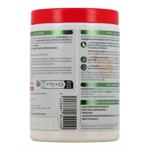 Collagène Marin 10 g + Vitamine C 210 g