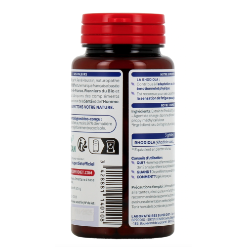 Rhodiola Bio 90 gélules