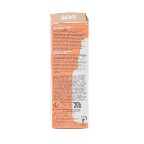 Capital Soleil UV-Age Daily Pigment Fluide Anti-Photovieillissement Teinté SPF50+ Médium 40 ml
