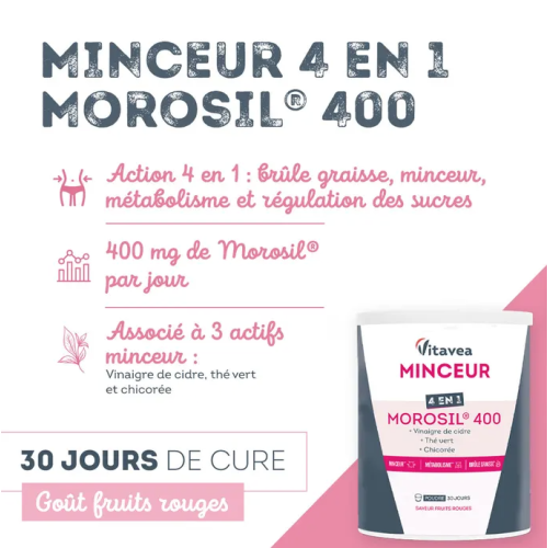Morosil 400 Minceur 4 en 1 poudre 240 g