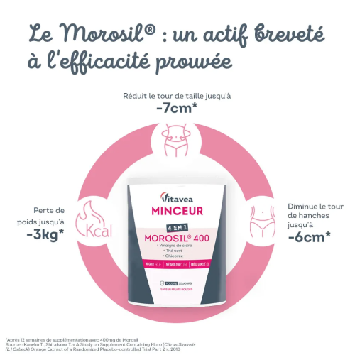 Morosil 400 Minceur 4 en 1 poudre 240 g