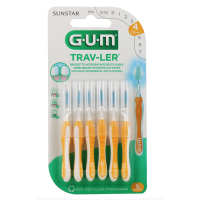 Trav-ler Brossettes interdentaires 1.3 mm Jaune 6 Brossettes
