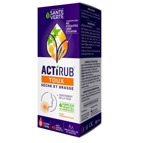 Actirub toux sèche et grasse 150ml
