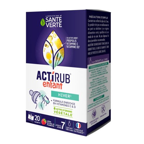 Actirub enfant goût framboise 20 sachets Actirub enfant goût framboise 20 sachets