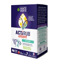 Actirub enfant goût framboise 20 sachets