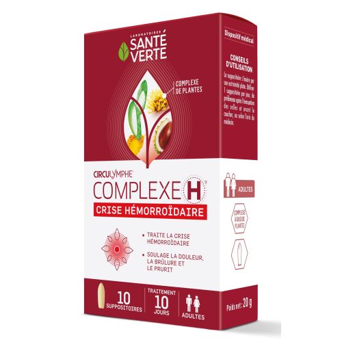 Circulymphe Complexe H 10 Suppositoires