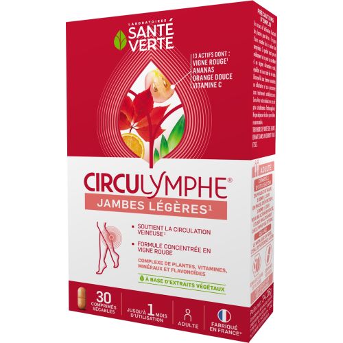 Circulymphe - Nouvelle Formule Renforcée 30 Comprimés 1 Mois Circulymphe - Nouvelle Formule Renforcée 30 Comprimés 1 Mois