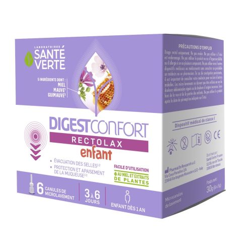 Digestconfort Rectolax Enfant 6 canules Digestconfort Rectolax Enfant 6 canules