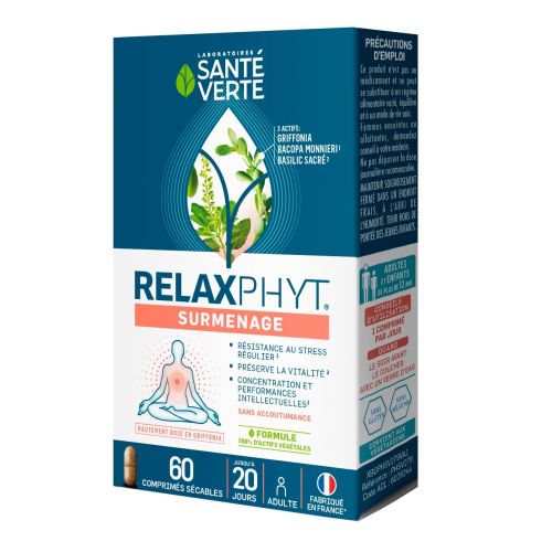 RelaxPhyt Surmenage 60 Comprimés RelaxPhyt Surmenage 60 Comprimés