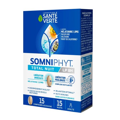 Somniphyt Total Nuit LP 1.9mg 15 Comprimés