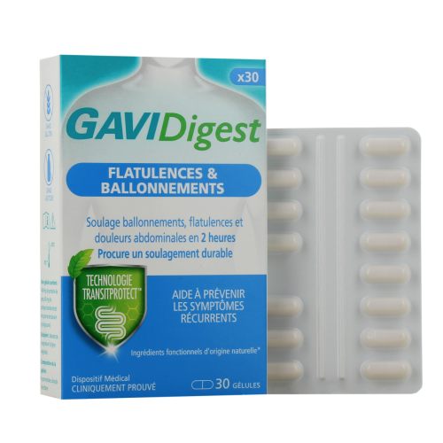 GAVIDigest Flatulences et Ballonnements 30 gélules