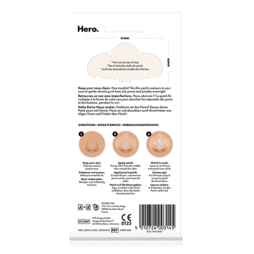 Mighty Patch Nose 10 Patchs Hydrocolloïdes