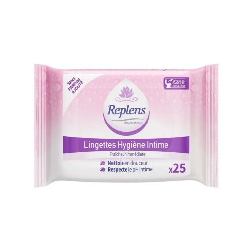 Replens Lingettes Hygiène Intime 25 lingettes Replens Lingettes Hygiène Intime 25 lingettes