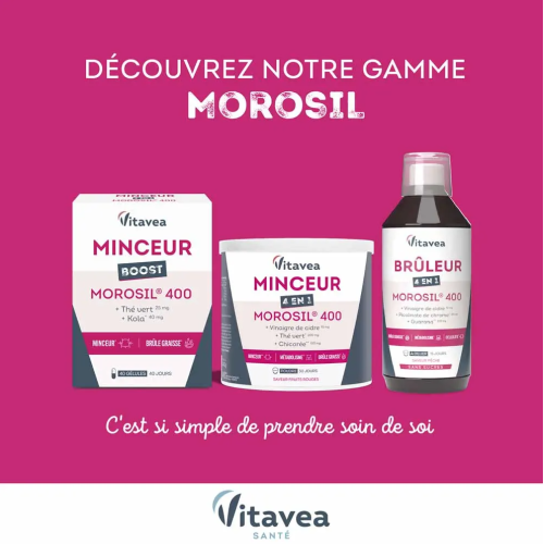Morosil 400 Brûleur 4 en 1 solution buvable 500 ml