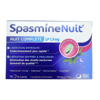 Spasmine Nuit complète 15 comprimés