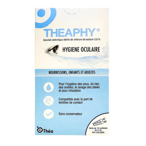 Theaphy Hygiène Oculaire 10 Unidoses Theaphy Hygiène Oculaire 10 Unidoses