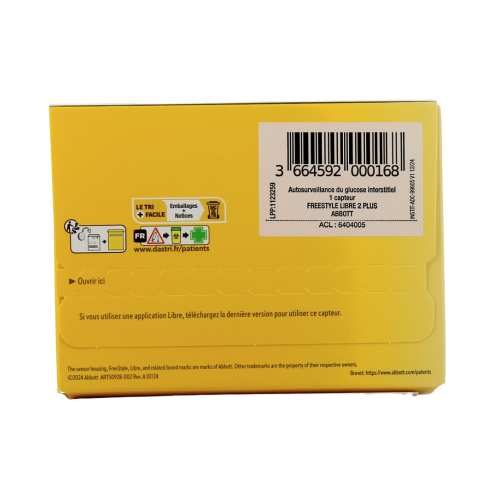 Freestyle Libre 2 Plus Capteur 1 kit