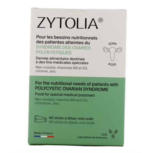 Zytolia Syndrome des Ovaires Polykystiques 60 sticks Zytolia Syndrome des Ovaires Polykystiques 60 sticks