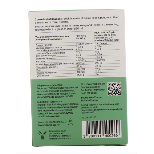 Zytolia Syndrome des Ovaires Polykystiques 60 sticks