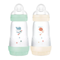 2 Biberons Easy Start 260 ml 2 Mois et + Débit 2 Menthe/Coton