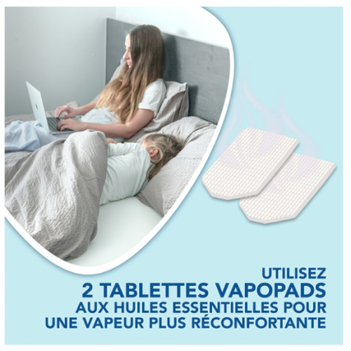 VapoPads Tablettes pour diffuseur romarin/lavande 7 tablettes