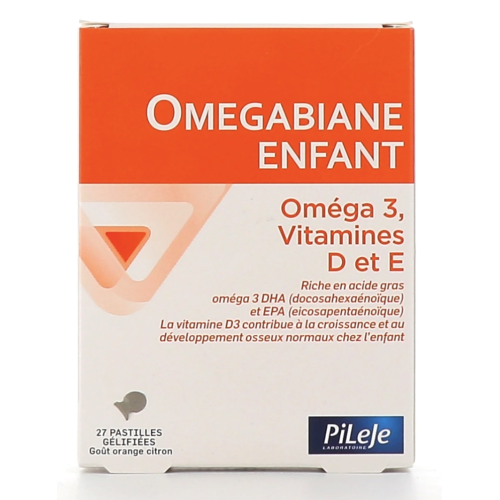 Omegabiane Enfant 27 pastilles Omegabiane Enfant 27 pastilles