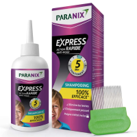 Shampooing Express Anti-Poux 5 min + Peigne 300 ml