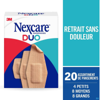 Assortiments de Pansements Duo Tenue 24h 20 pansements