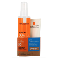 Anthelios Spray Invisible SPF50+ Avec Parfum 200 ml + Post-UV Exposure Lait Après-Soleil 75 ml Offert