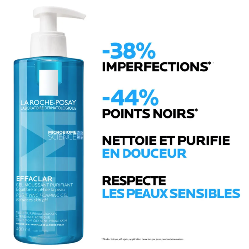 Effaclar Gel Moussant Purifiant 2 x 400 ml