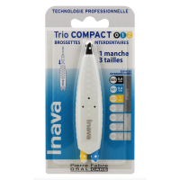 Brossettes Interdentaires Trio Compact Tailles 0/1/2