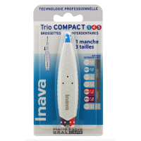 Brossettes Interdentaires Trio Compact Tailles 1/4/5